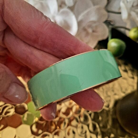 J. CREW Jewel Tone Enamel Bangle Bracelet NORMCORE! - Picture 4 of 7